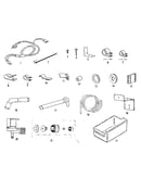 Ice maker installation parts