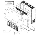 Kenmore 867721400 cabinet diagram