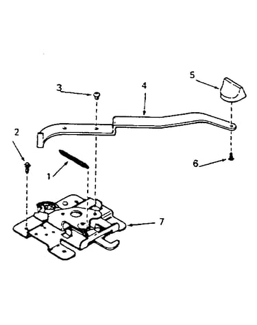 Oven door lock section
