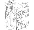 Kenmore 1068768471 cabinet parts diagram