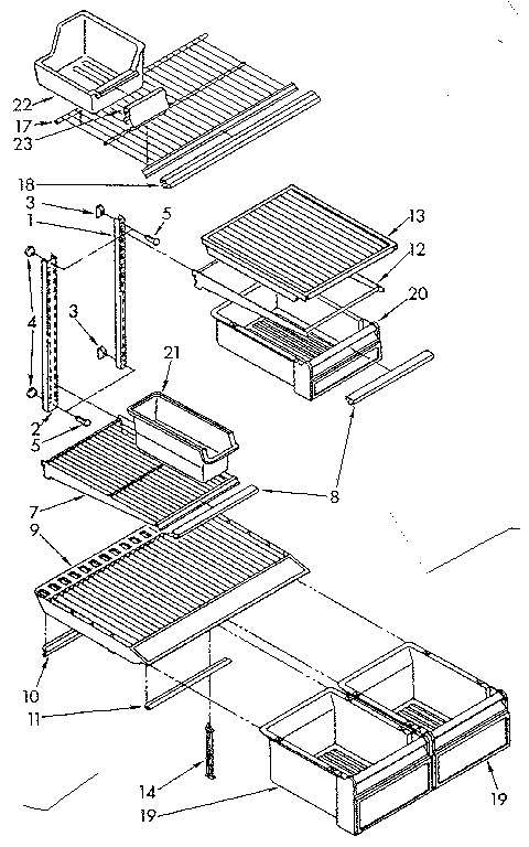 Shelf parts