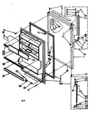 Refrigerator door parts