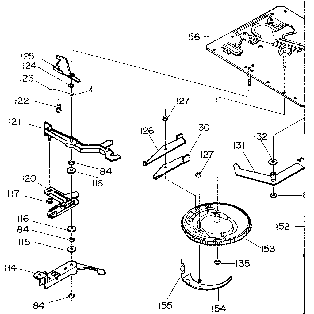 Main gear assembly