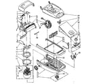 Kenmore 1162497580 vacuum cleaner parts diagram