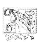 Hose and attachment parts