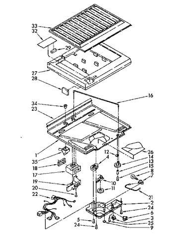 Compartment separator parts