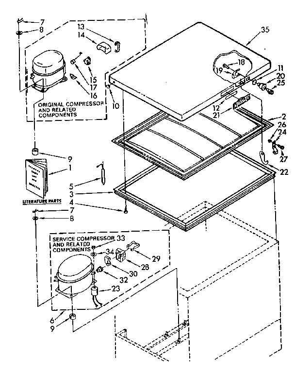 Door and unit parts