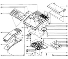 PhoneMate 8050/9550 unit assembly exploded view diagram