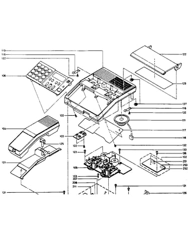 Unit assembly exploded view