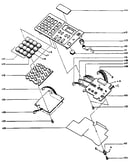 Front panel unit exploded view