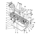 Sears 16153859650 keyboard mechanism diagram