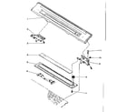 Sears 16153859650 character display assembly diagram