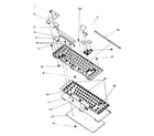 Sears 16153032550 keyboard diagram