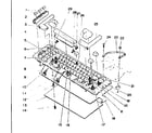 Sears 16153857650 keyboard mechanism diagram