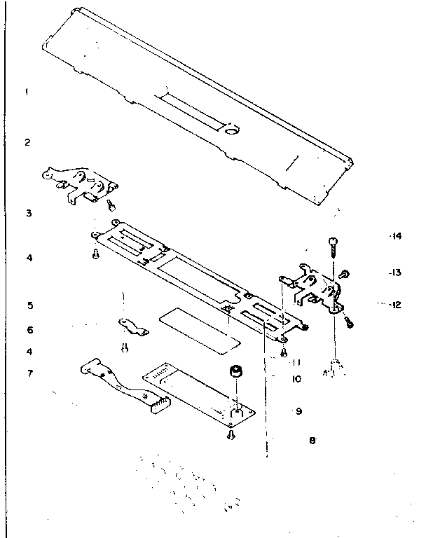 CHARACTER DISPLAY ASSEMBLY