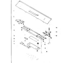 Sears 16153857650 character display assembly diagram