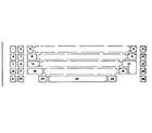 Sears 16153857650 american keyboard (function key) diagram
