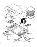 Cabinet and bottom plate parts