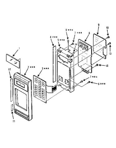 Control panel parts