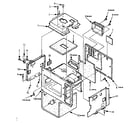 Kenmore 5648756180 cavity parts - a diagram