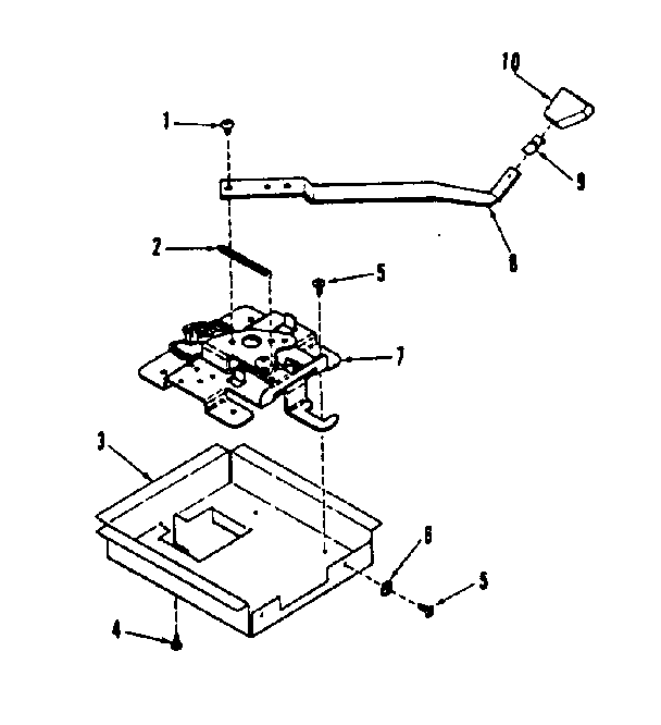 Door lock section