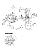 Frame and crank assembly