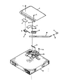 Illustration and parts list for power lock section