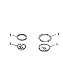Optional porcelain pan and chrome ring kit no. 8068410