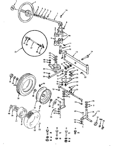 Steering and front axle