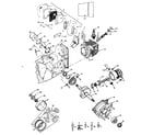 Craftsman 917353770 engine, clutch and muffler diagram