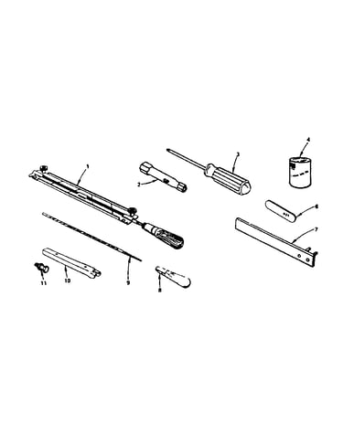 Maintenance kit (not included with chain saw)