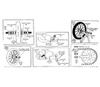 Sears 512875280 crank and wheel assembly diagram