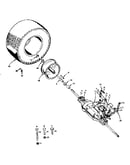 Transaxle and rear wheel