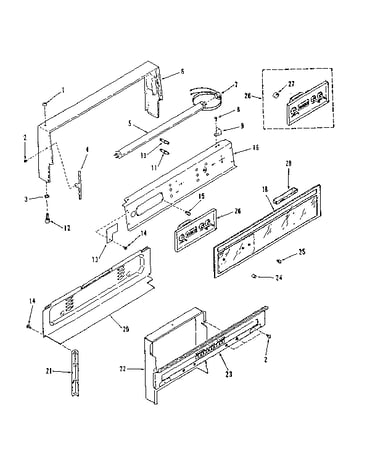 Illustration for backguard section