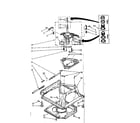 Kenmore 11081351150 machine base parts diagram