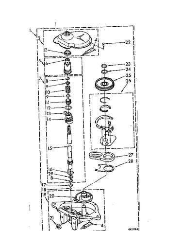 Gearcase parts