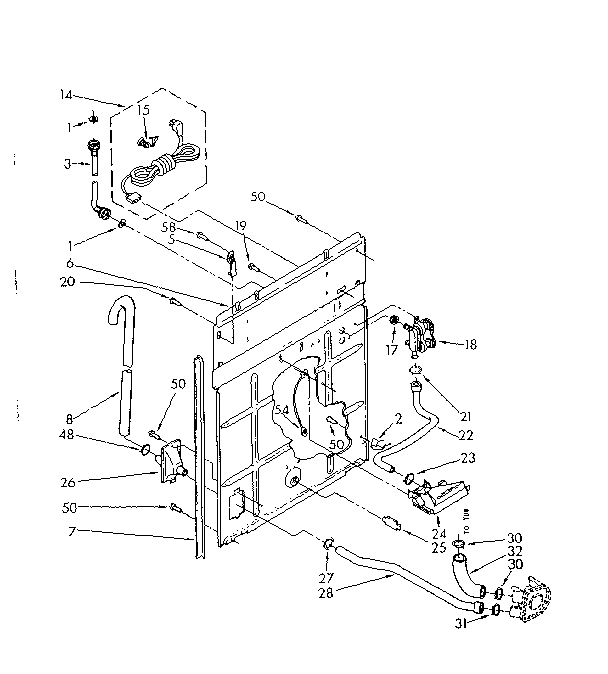 Rear panel parts
