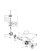 Brake, clutch, gearcase, motor and pumps parts
