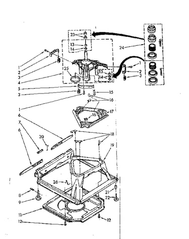 Machine base parts
