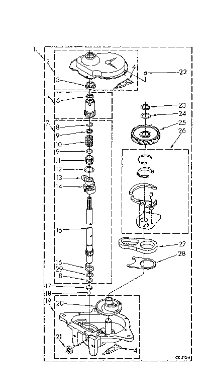 Gearcase parts