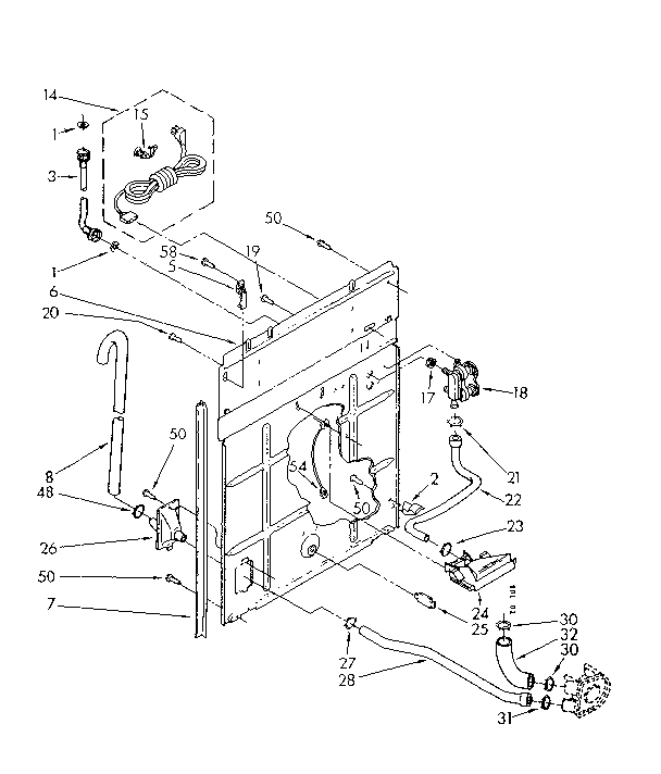 Rear panel parts