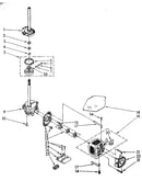 Brake, clutch, gearcase, motor and pump parts