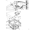 Kenmore 11081675610 machine base parts diagram
