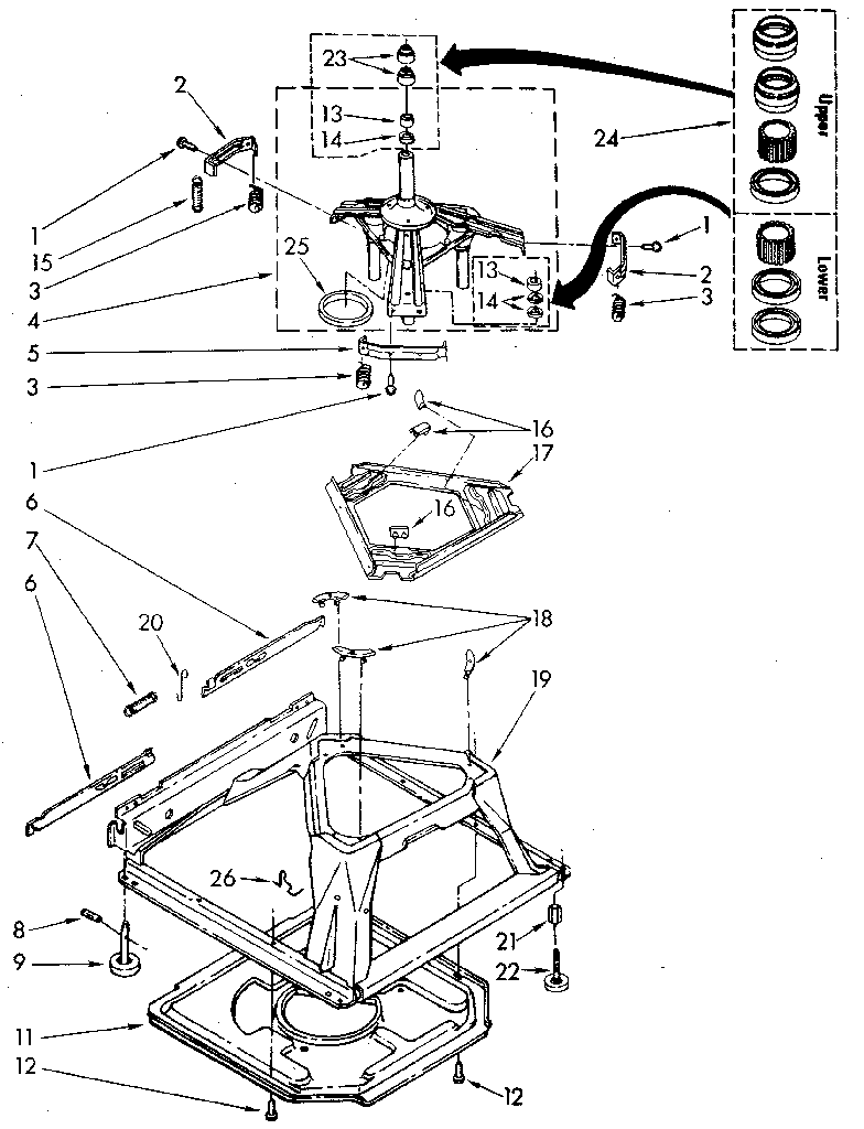 Brake and drive tube parts