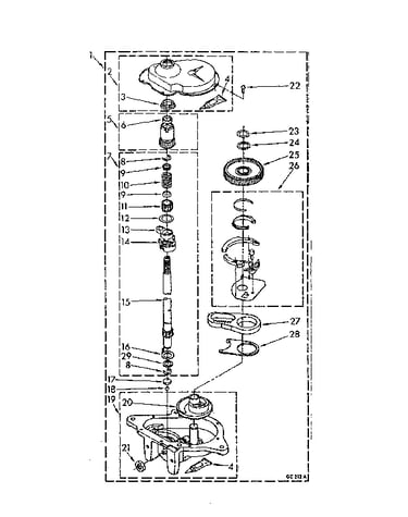 Gearcase parts