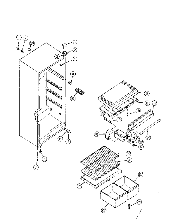 CABINET PARTS