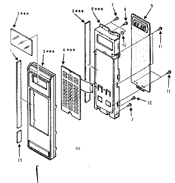 Control panel parts