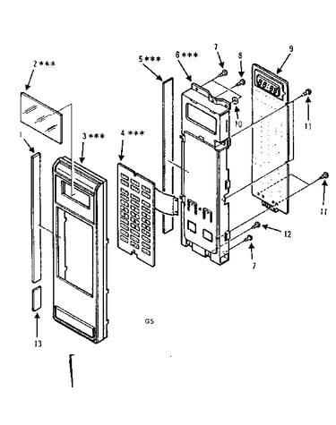 Control panel parts