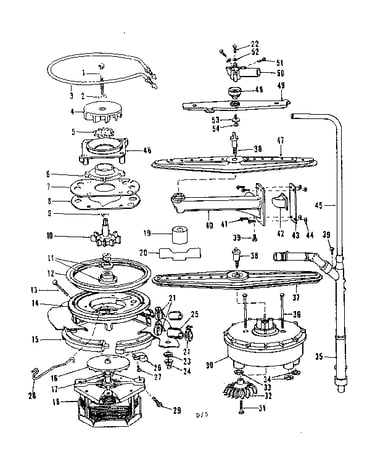 Motor, heater, and spray arm details