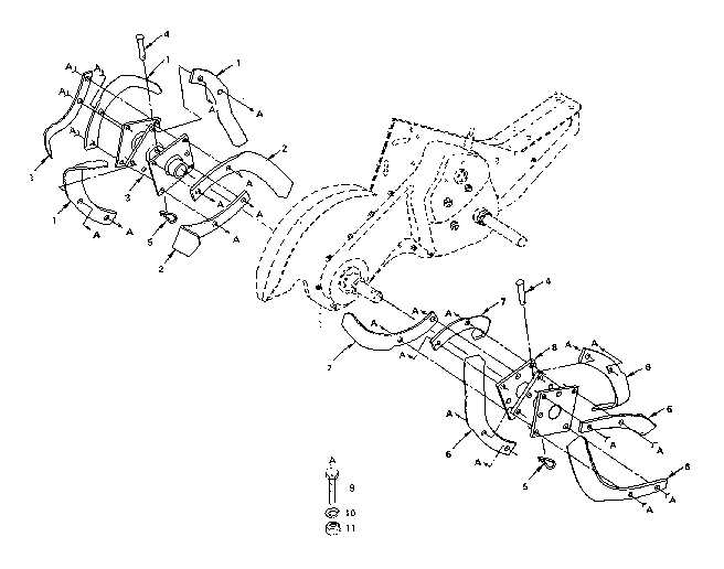 Tine assembly